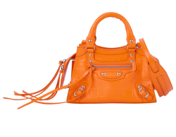 Mini Neo Classic, Leather, Orange, 568024, S/DB/B, 2*